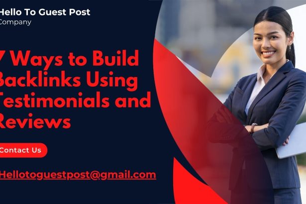 Build Backlinks Using Testimonials