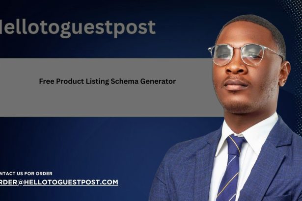 Free Product Listing Schema Generator